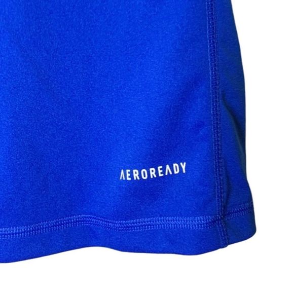 Adidas Tank Top NWOT Workout Royal Blue Loose Fit Racerback Aeroready Medium - Picture 3 of 7